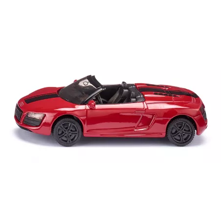 Set de coches convertibles de juguete Siku con Mercedes SLK, Audi R8 Spyder y BMW 645i en miniatura.
