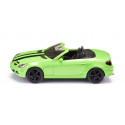Set de coches convertibles de juguete Siku con Mercedes SLK, Audi R8 Spyder y BMW 645i en miniatura.