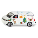 Juguete miniatura VW T5 Muñeco de nieve de metal y plástico con acoplamiento