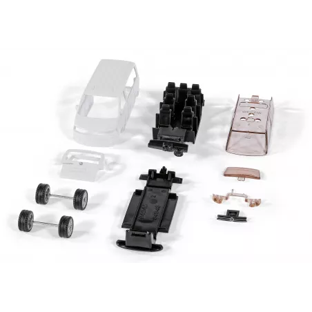 Juguete miniatura VW T5 Muñeco de nieve de metal y plástico con acoplamiento