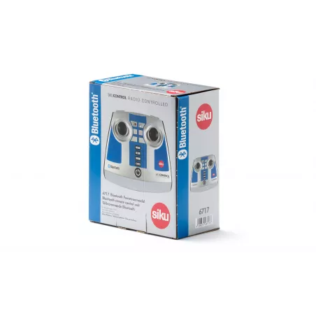 Módulo de control remoto Bluetooth para excavadora de orugas Siku, fabricado en metal y plástico resistente.