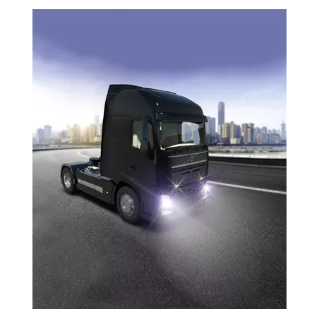 Camión Volvo FH16 Sikucontrol a escala 1:32 negro mate con control Bluetooth