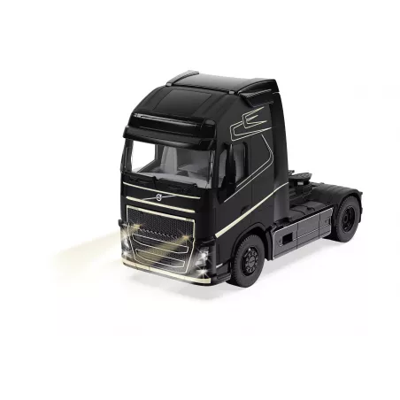 Camión Volvo FH16 Sikucontrol a escala 1:32 negro mate con control Bluetooth