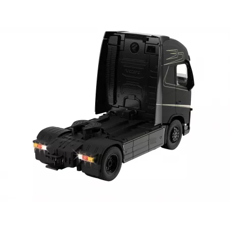 Camión Volvo FH16 Sikucontrol a escala 1:32 negro mate con control Bluetooth