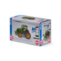 Tractor John Deere 7290R Bluetooth a escala 1:32 con luces LED y neumáticos gemelos magnéticos.