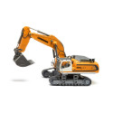 Excavadora de orugas Liebherr R980 SME a escala 1:32 con control Bluetooth y chasis de metal