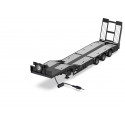 Góndola rebajada de 3 ejes Siku Control a escala 1:32 con rampa electrónica y luces LED para transporte de juguete.