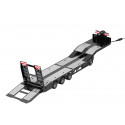 Góndola rebajada de 3 ejes Siku Control a escala 1:32 con rampa electrónica y luces LED para transporte de juguete.