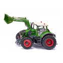Tractor de juguete Fendt 933 Vario Bluetooth a escala 1:32 con pala y cargador frontal.