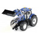 Tractor de juguete a control remoto New Holland T7.315 con pala a escala 1:32