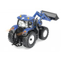 Tractor de juguete a control remoto New Holland T7.315 con pala a escala 1:32