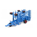 Cultivador de juguete LEMKEN Koralin 9 a escala 1:16 con brazos plegables para tractores Bruder.