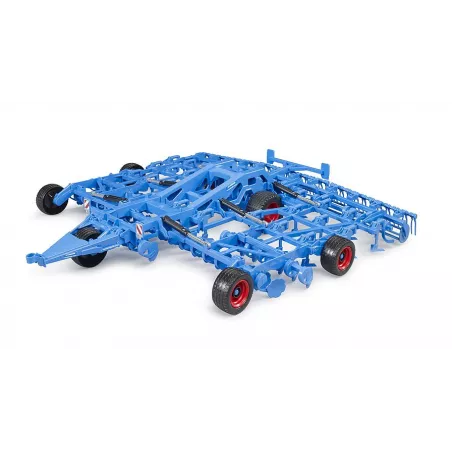 Cultivador de juguete LEMKEN Koralin 9 a escala 1:16 con brazos plegables para tractores Bruder.