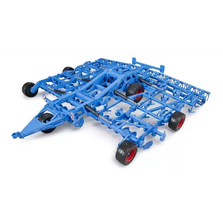 Cultivador de juguete LEMKEN Koralin 9 a escala 1:16 con brazos plegables para tractores Bruder.