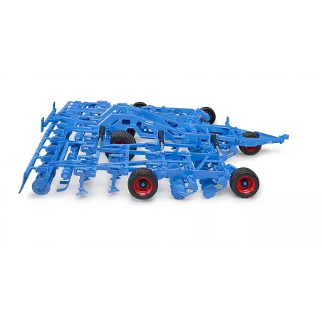 Cultivador de juguete LEMKEN Koralin 9 a escala 1:16 con brazos plegables para tractores Bruder.
