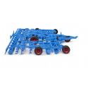 Cultivador de juguete LEMKEN Koralin 9 a escala 1:16 con brazos plegables para tractores Bruder.