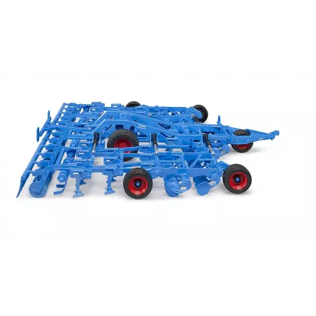Cultivador de juguete LEMKEN Koralin 9 a escala 1:16 con brazos plegables para tractores Bruder.