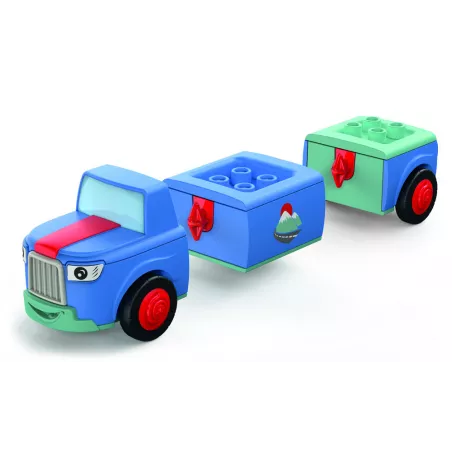 Vehículo de juguete modular MIO MONTADO de SIKU con motor de fricción para niños desde 18 meses.