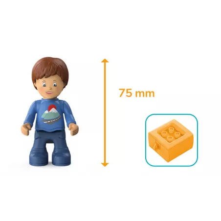 Vehículo de juguete modular MIO MONTADO de SIKU con motor de fricción para niños desde 18 meses.