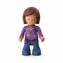 Juguete modular Zoe Zoomy de Siku Toddys con figura articulada y vehículo intercambiable Click and Play.