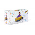 Juguete modular Zoe Zoomy de Siku Toddys con figura articulada y vehículo intercambiable Click and Play.