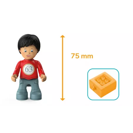 Juguete Olli Viejo de Siku con figura articulada y sistema Click&Play para niños a partir de 18 meses.