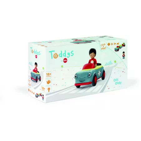 Juguete Olli Viejo de Siku con figura articulada y sistema Click&Play para niños a partir de 18 meses.