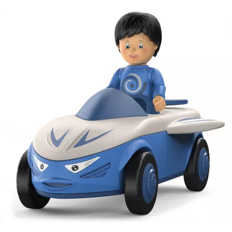 Juguete modular Mike Moby de metal y plástico para desarrollo motor infantil.