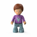 Juguete Toddys Jim Jumpy con vehículo de fricción y muñeco articulado modular para niños desde 18 meses.
