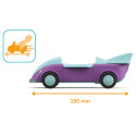 Juguete Toddys Jim Jumpy con vehículo de fricción y muñeco articulado modular para niños desde 18 meses.
