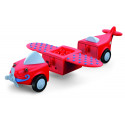 Avión de juguete modular Leo Loco de Siku con efectos de luz y sonido.