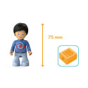Avión de juguete modular Leo Loco de Siku con efectos de luz y sonido.