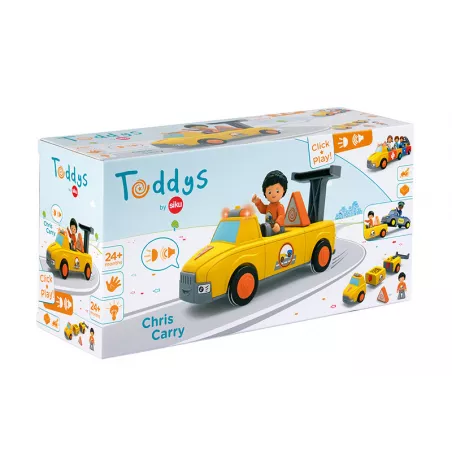Juguete de rescate Chris y Carry Toddys de Siku con diseño modular Click y Play