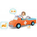 Ambulancia de juguete Amby y figura Anna de Toddys por Siku con sistema Click and Play.