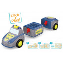 Vehículo de policía de juguete modular Tom de Confianza con luces y sonidos para niños.