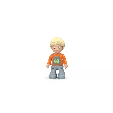 Tractor de juguete Siku Toddys Frank Farmy con remolque desmontable para niños a partir de 24 meses.