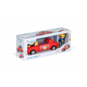 Camión de bomberos de juguete Harry Ayudante con escalera extensible y muñeco articulado Click&Play.