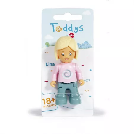 Tractor de juguete Siku Lina robusto con detalles realistas para niños y coleccionistas