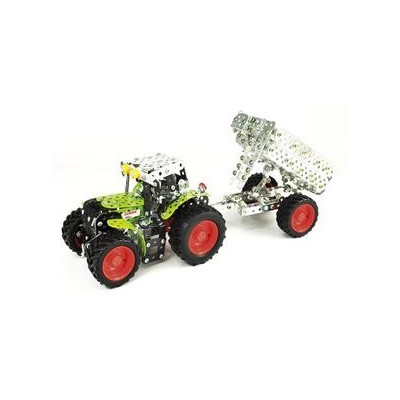 Claas Arion 430 con remolque - escala 1:32