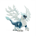 Figura de juguete del dragón de hielo de Eldrador con detalles realistas.