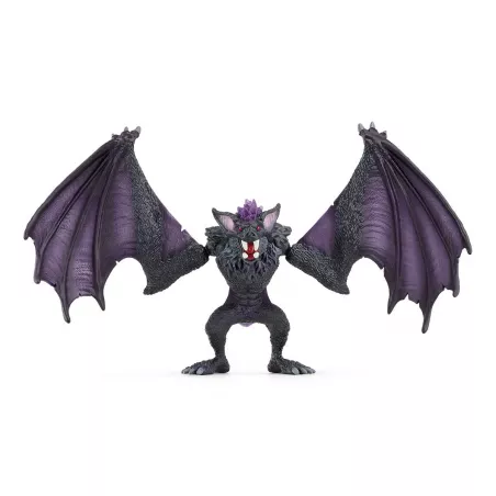 Murciélago de sombra de Eldrador Schleich con alas extensibles y colmillos afilados.