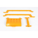 Listones de pared trasera y revestimiento para camión MAN TGS escala 1:16 compatible con Bruder.