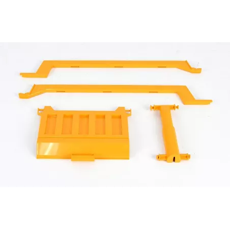 Listones de pared trasera y revestimiento para camión MAN TGS escala 1:16 compatible con Bruder.