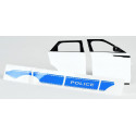 Puertas laterales de repuesto para coche de policía Range Rover de juguete Bruder escala 1:16.