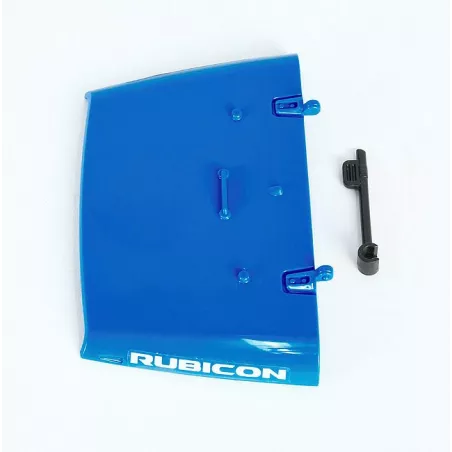 Capó azul de repuesto con soporte para coche de juguete Jeep Wrangler Rubicon Bruder escala 1:16.