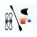 Bolsa organizadora Bruder para piezas pequeñas de kayak de juguete.