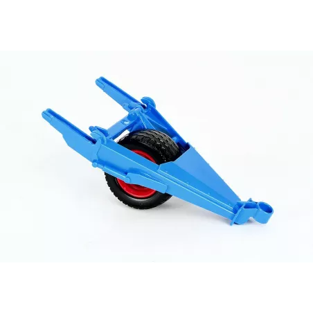 Barra de tiro con rueda de apoyo para cultivador Lemken Koralin de juguete Bruder escala 1:16.