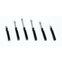 Set de 6 cilindros hidráulicos de alta resistencia para maquinaria agrícola Lemken Koralin.