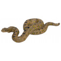 Figura realista de serpiente anaconda de juguete para coleccionistas, réplica detallada del reptil del Amazonas.