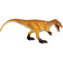 Figura de dinosaurio Baryonyx Deluxe amarillo con base estable para coleccionistas.